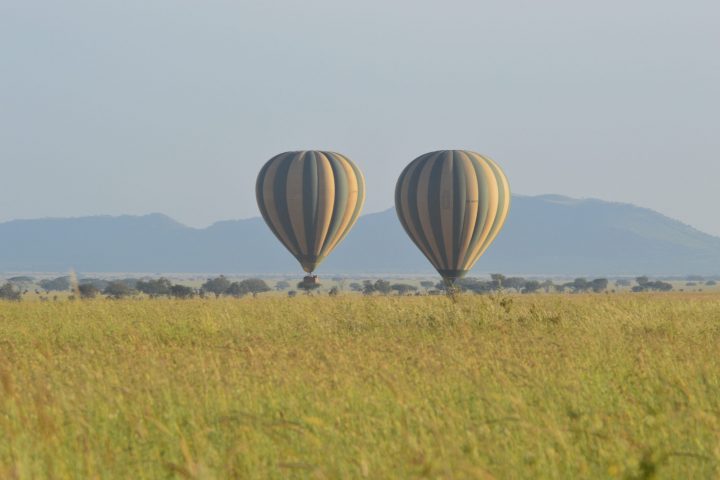 Balloons over Serengeti National Park